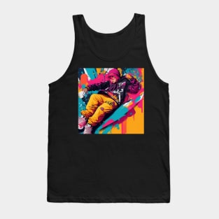 Urban Artistry - Unleash the Vibrance of Graffiti Tank Top